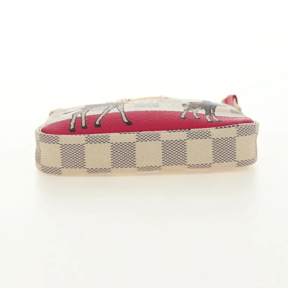 Louis Vuitton Damier Azur Mini Pochette Accessoires Pouch White